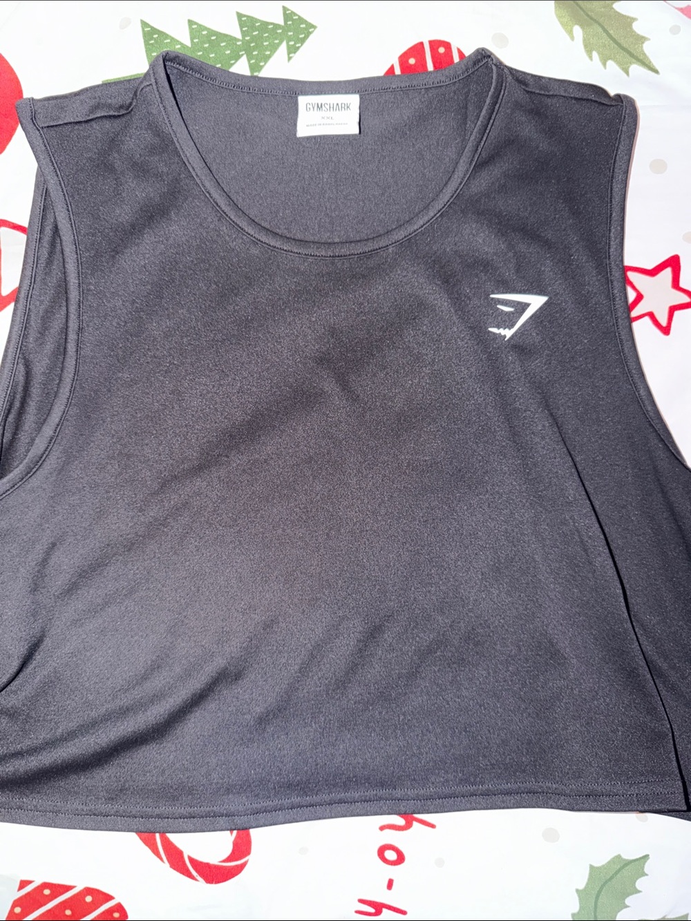 Gymshark Black Tank Top Size XXL Like New